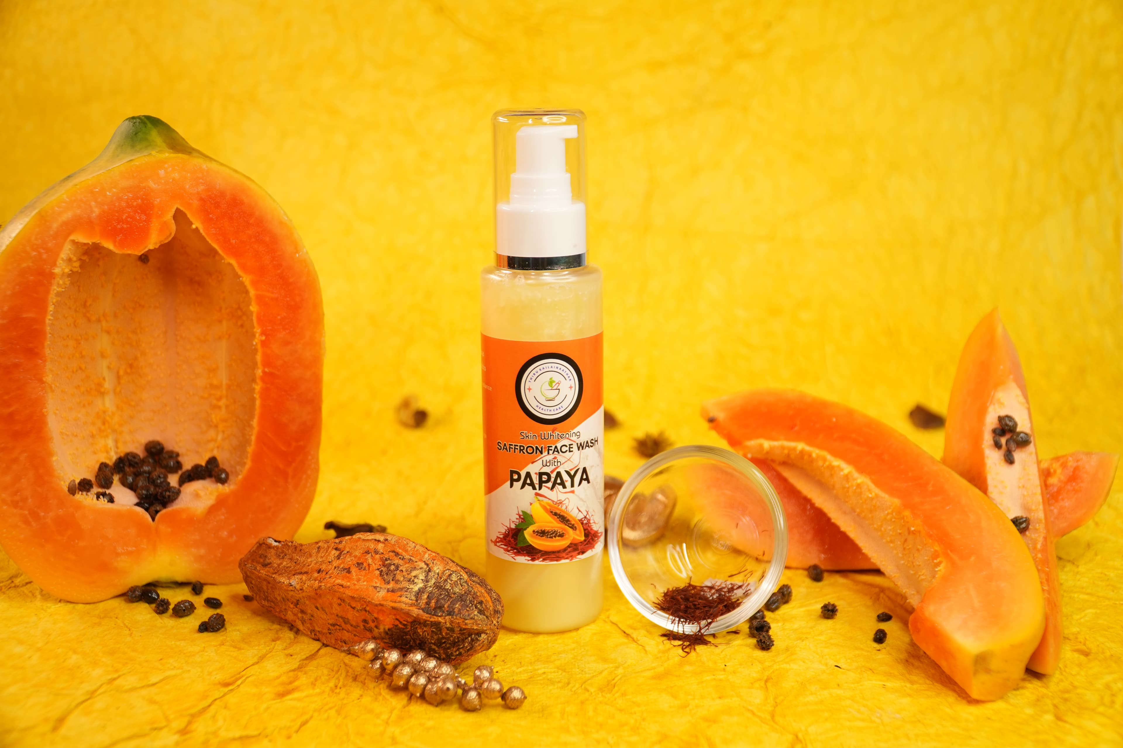 Saffron & Papaya Face Wash